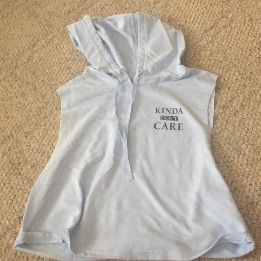Cut off hoodie